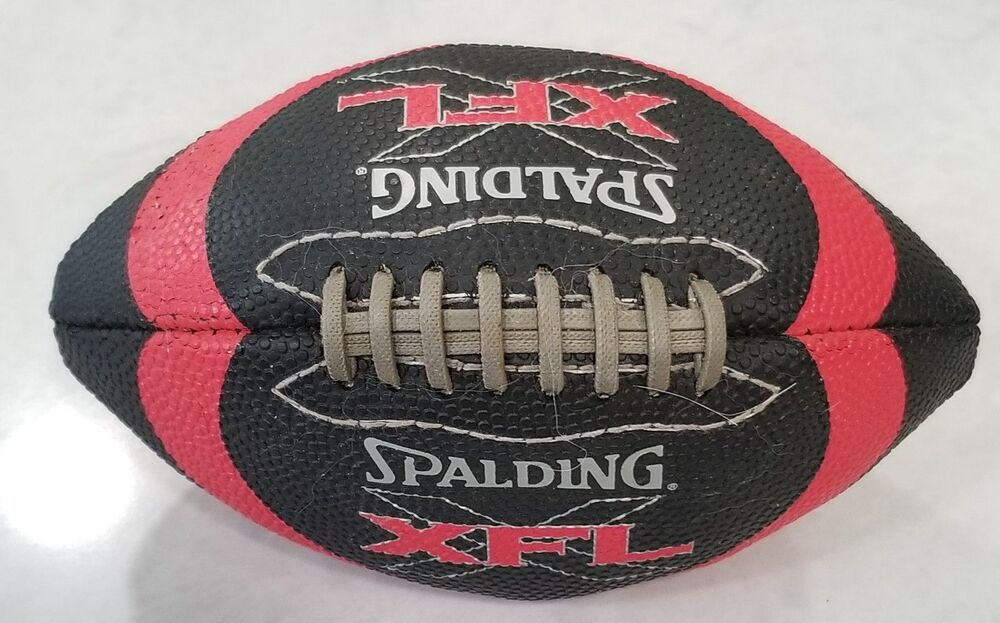 Spalding XFL Micro Mini Football • 6" Size • Vintage Promo Ball
